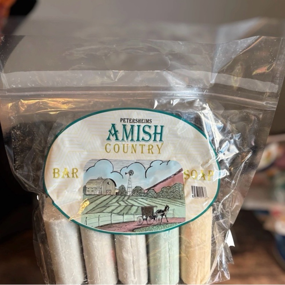 Petersheims‎ Amish Country Bar Soap 5 Pack Assorted Handmade Natural Soap Bars